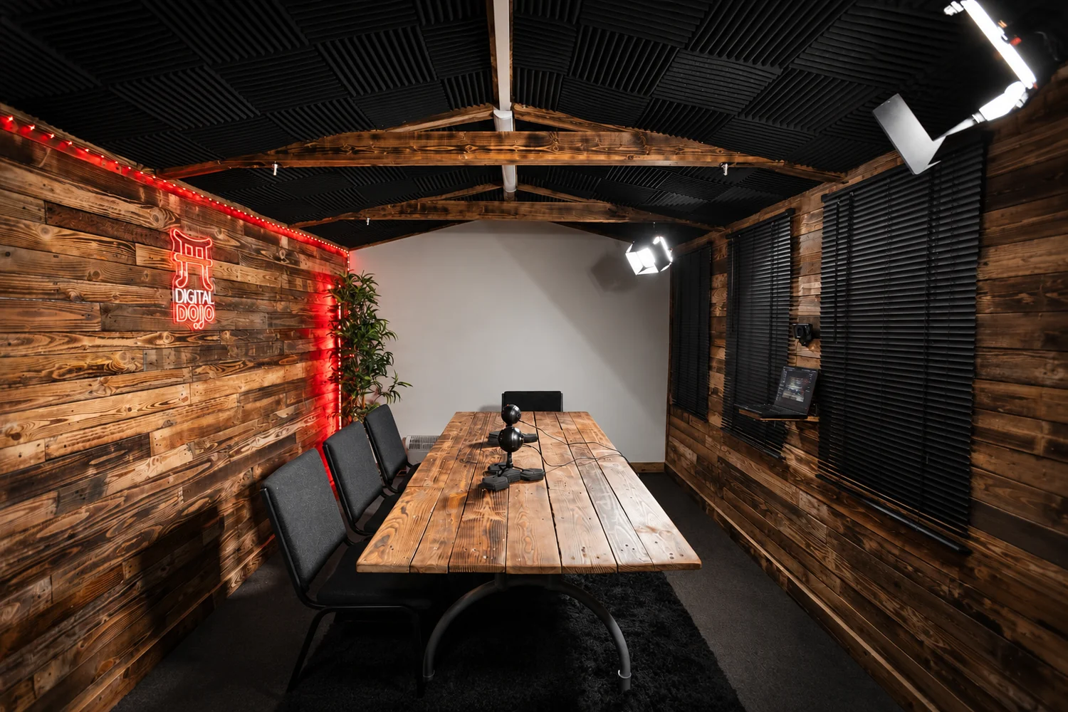The media cabin at inLIFE Ranch in Burntwood, Staffordshire